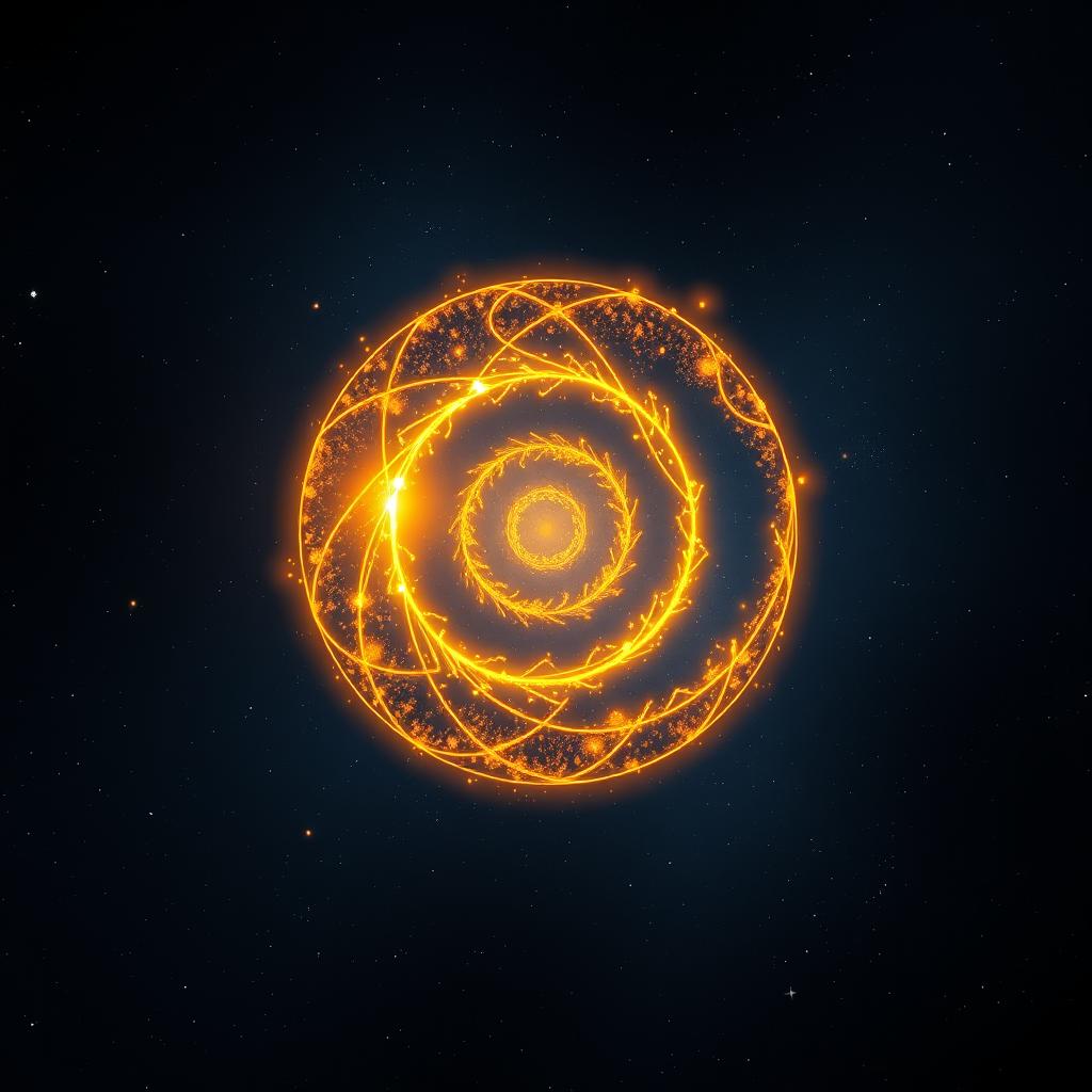 Golden spiral pattern representing the Aloria frequency Golden spiral pattern representing the Aloria frequency
