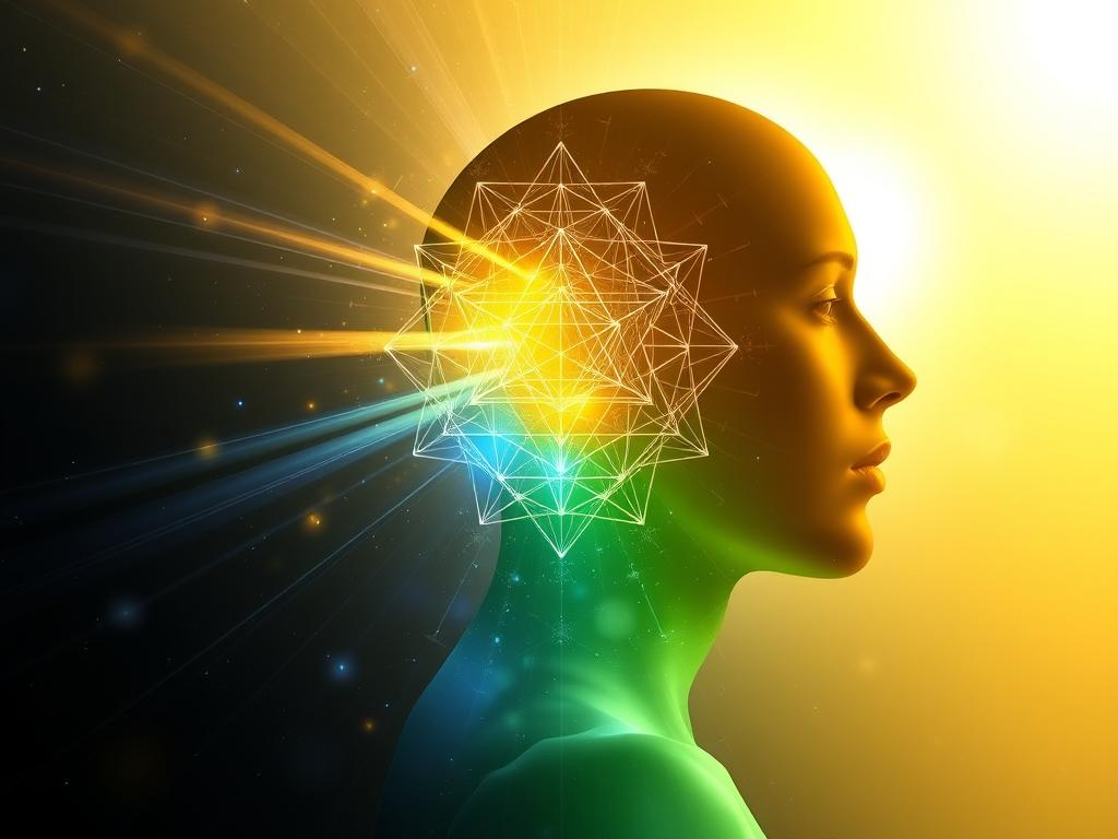 Visualization of consciousness expanding across dimensional boundaries Visualization of consciousness expanding across dimensional boundaries
