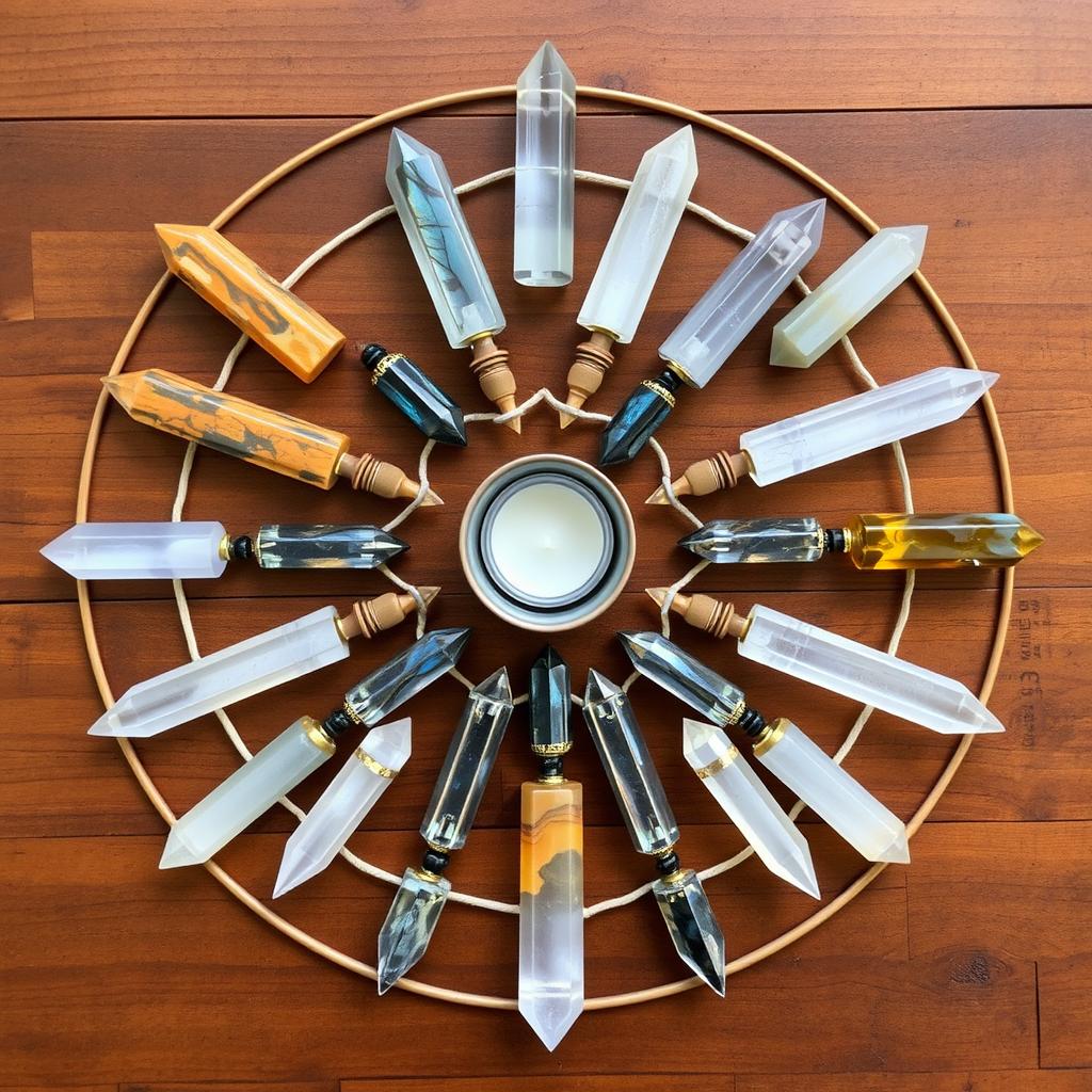 Crystal grid arrangement for Lions Gate Portal energy work Crystal grid arrangement for Lions Gate Portal energy work
