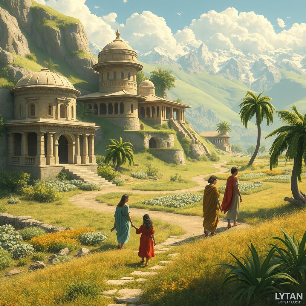 Depiction of Lyran civilization and culture before the Galactic Orion-Lyran War