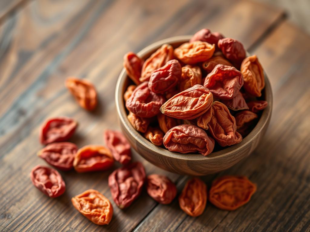 Dried goji berries highlighting their traditional use in Chinese medicine and health benefits Dried goji berries highlighting their traditional use in Chinese medicine and health benefits