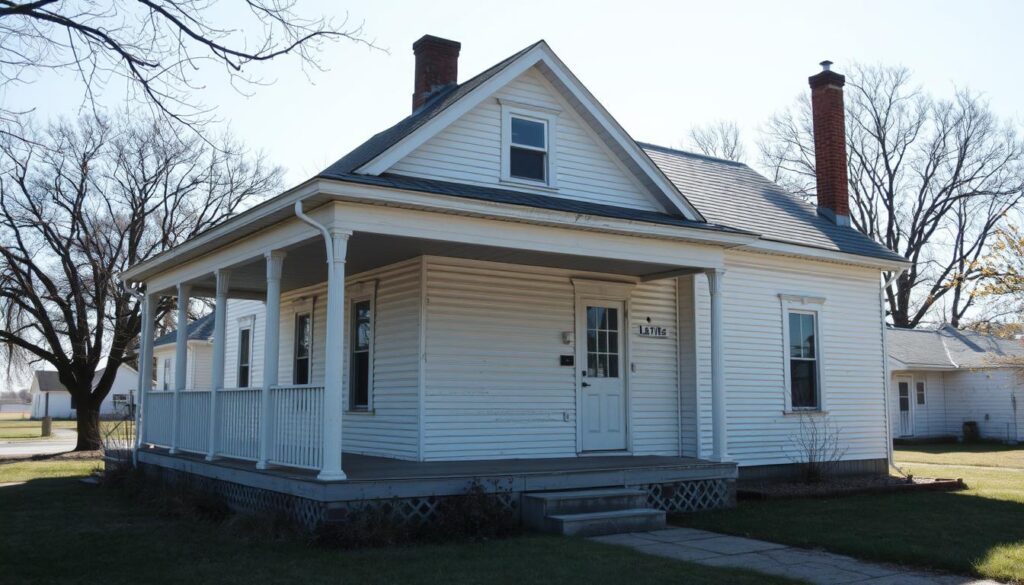 Historic Villisca Ax Murder House, site of an unsolved 1912 murder case and paranormal activity