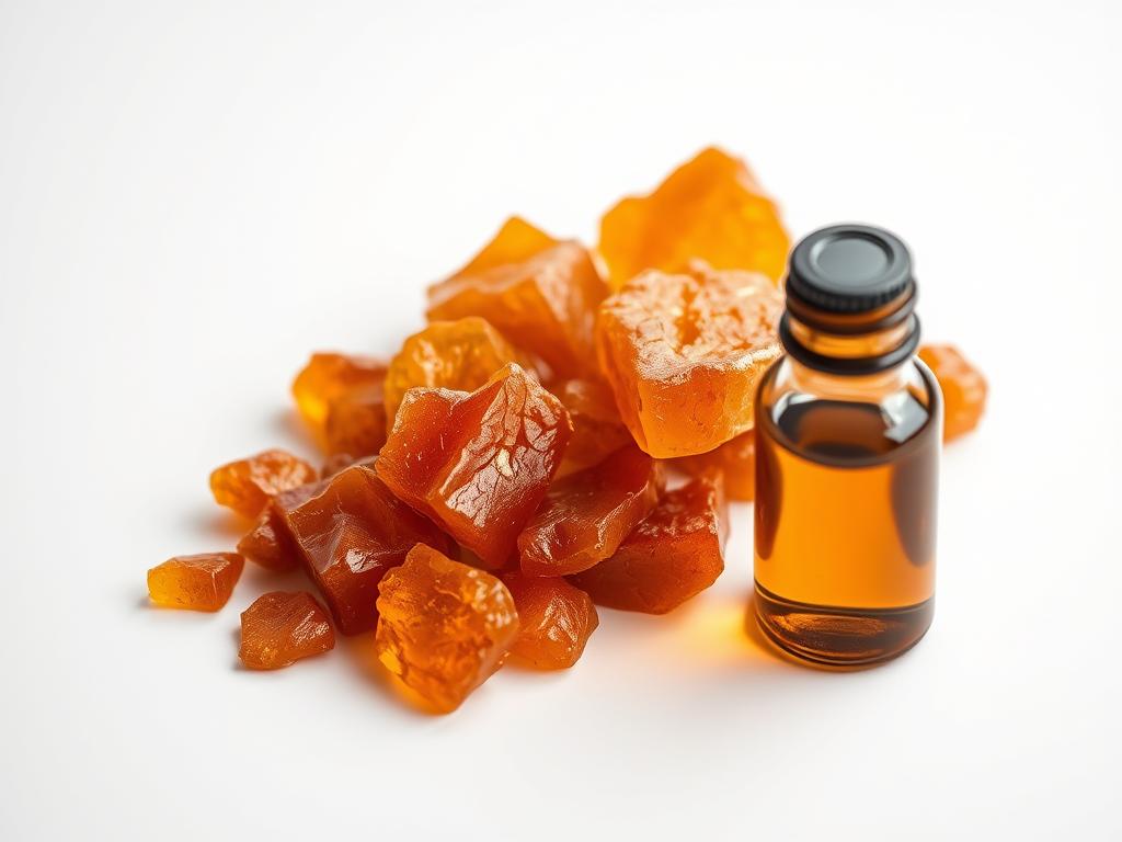 Myrrh resin and myrrh extract showing natural antibiotic properties Myrrh resin and myrrh extract showing natural antibiotic properties