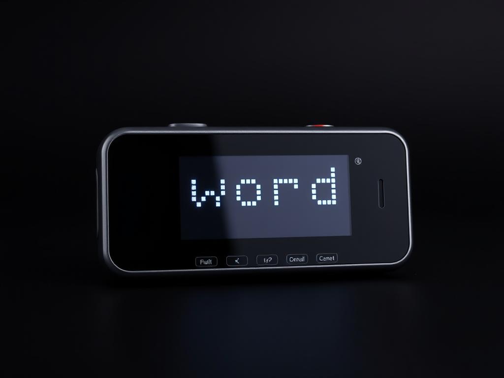 Ovilus device with digital word display for direct spirit communication