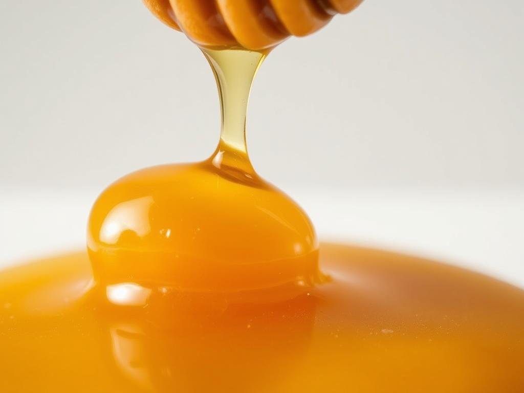 Raw honey being drizzled from a wooden dipper showing its natural antibiotic properties Raw honey being drizzled from a wooden dipper showing its natural antibiotic properties