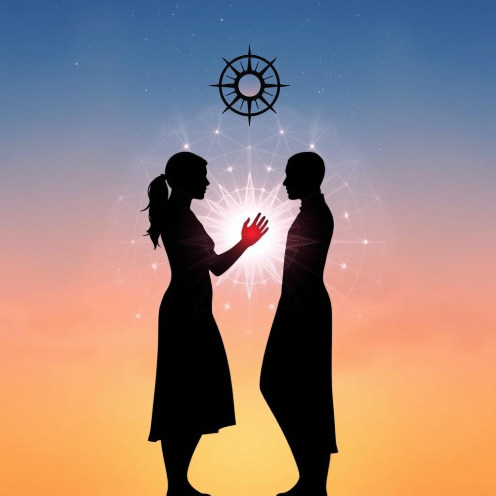 Visual representation of boundary issues in karmic relationships Visual representation of boundary issues in karmic relationships