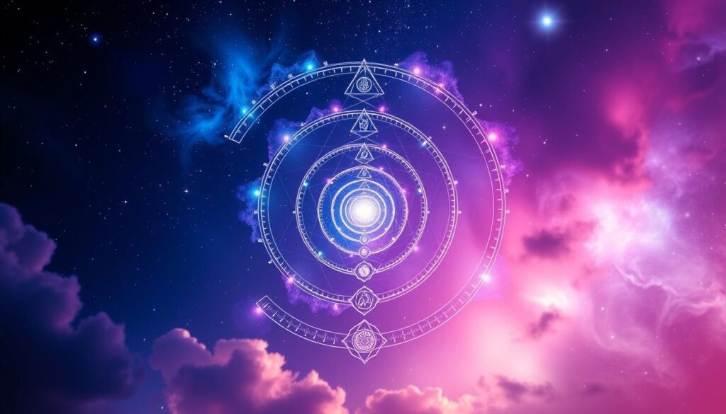 A spiral path representing the cyclical nature of spiritual ascension A spiral path representing the cyclical nature of spiritual ascension