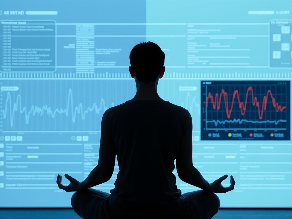 AI as a neutral guide analyzing meditation patterns with non-judgmental data visualization AI as a neutral guide analyzing meditation patterns with non-judgmental data visualization