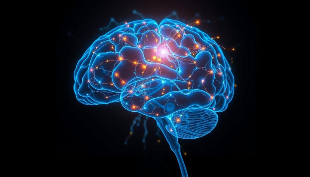 Neural pathways lighting up in a brain scan showing Dr. Jim Doty manifestation techniques at work Neural pathways lighting up in a brain scan showing Dr. Jim Doty manifestation techniques at work