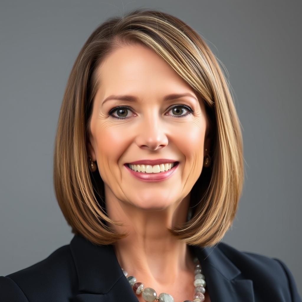 Professional headshot of Dr. Evelyn Marlow, expert on Law of Attraction in Action