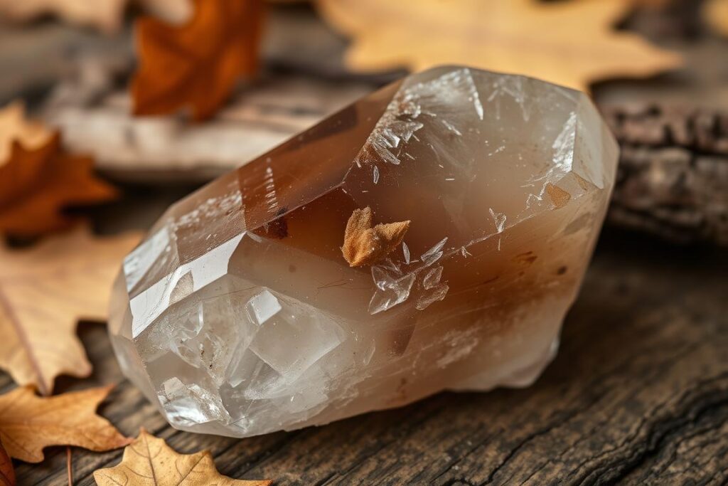Smoky quartz crystal for root chakra balancing in fall Smoky quartz crystal for root chakra balancing in fall