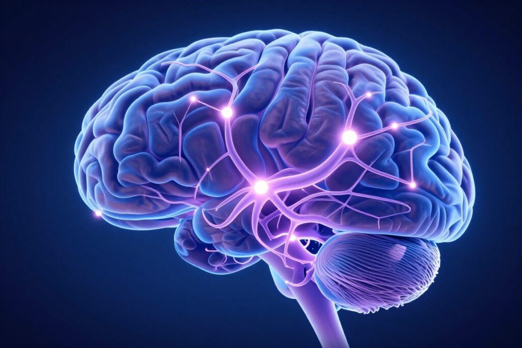 brain neural pathways representing psychological growth and transformation