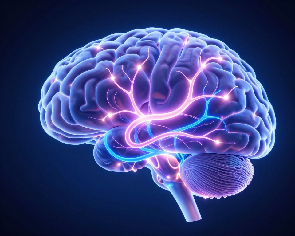 brain plasticity and neural rewiring visualization