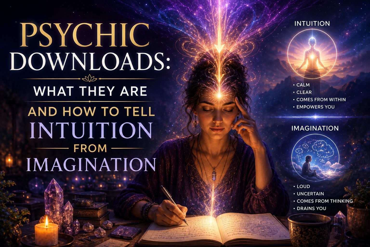 How to Tell Psychic Downloads From Imagination